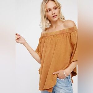 Free People Kiss Me Off-The-Shoulder Top